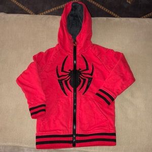Reversible Spider-Man Zip Up Hoodie